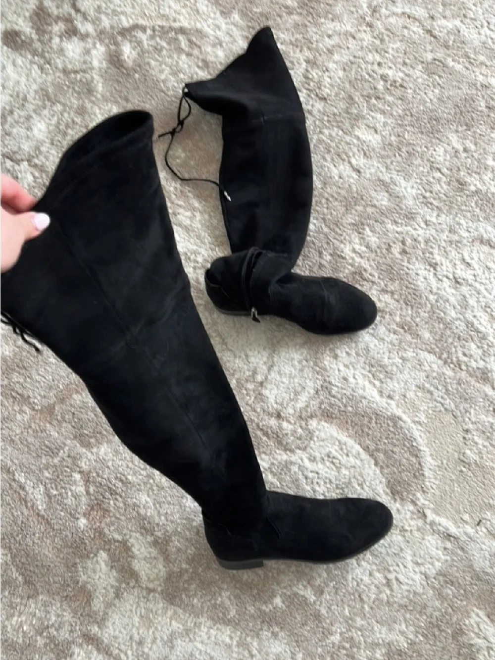 Dolce vita Women’s Over-the-Knee Black Suede Boots